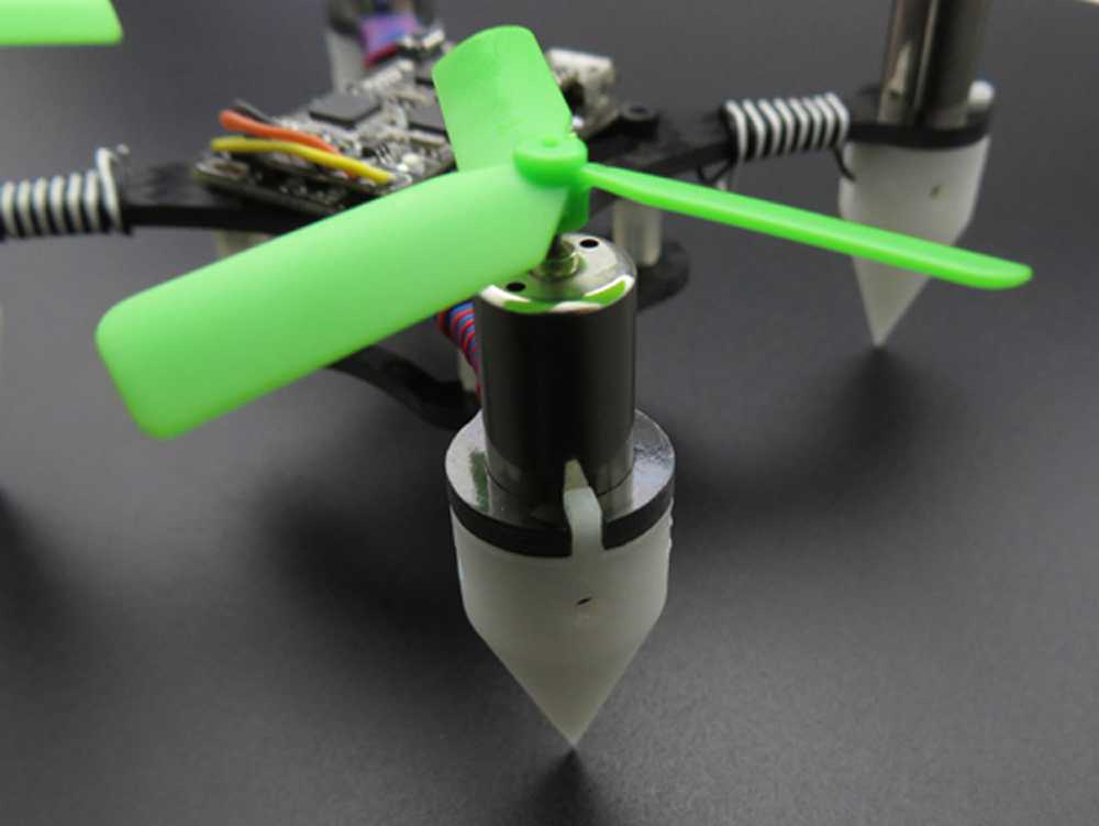 the 3D printed Motor Mount Can protect the Coreless Motor Very Well